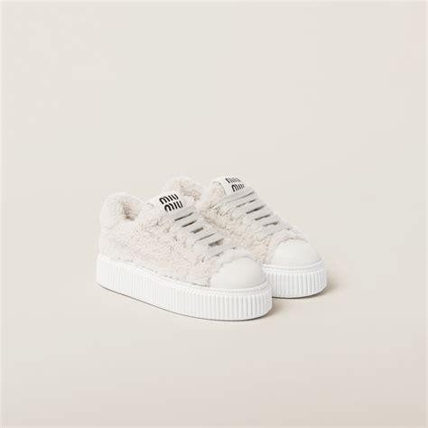 miu miu sneakers bianche|miu michu shoes.